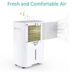 Kesnos 50-Pint Capacity Home Multifunction Dehumidifier With Bucket For 3,500 Sq. Ft. Home Or Bedroom -Air Quality Shop whites dehumidifiers hdcx pd08a fa 1000