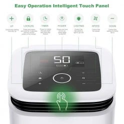 Waykar 34-Pint Capacity Residential Dehumidifier With Water Tank And Four Outlets For 1,750 Square Feet Of Home Or Office Space -Air Quality Shop whites dehumidifiers hdcx pd09b 44 1000