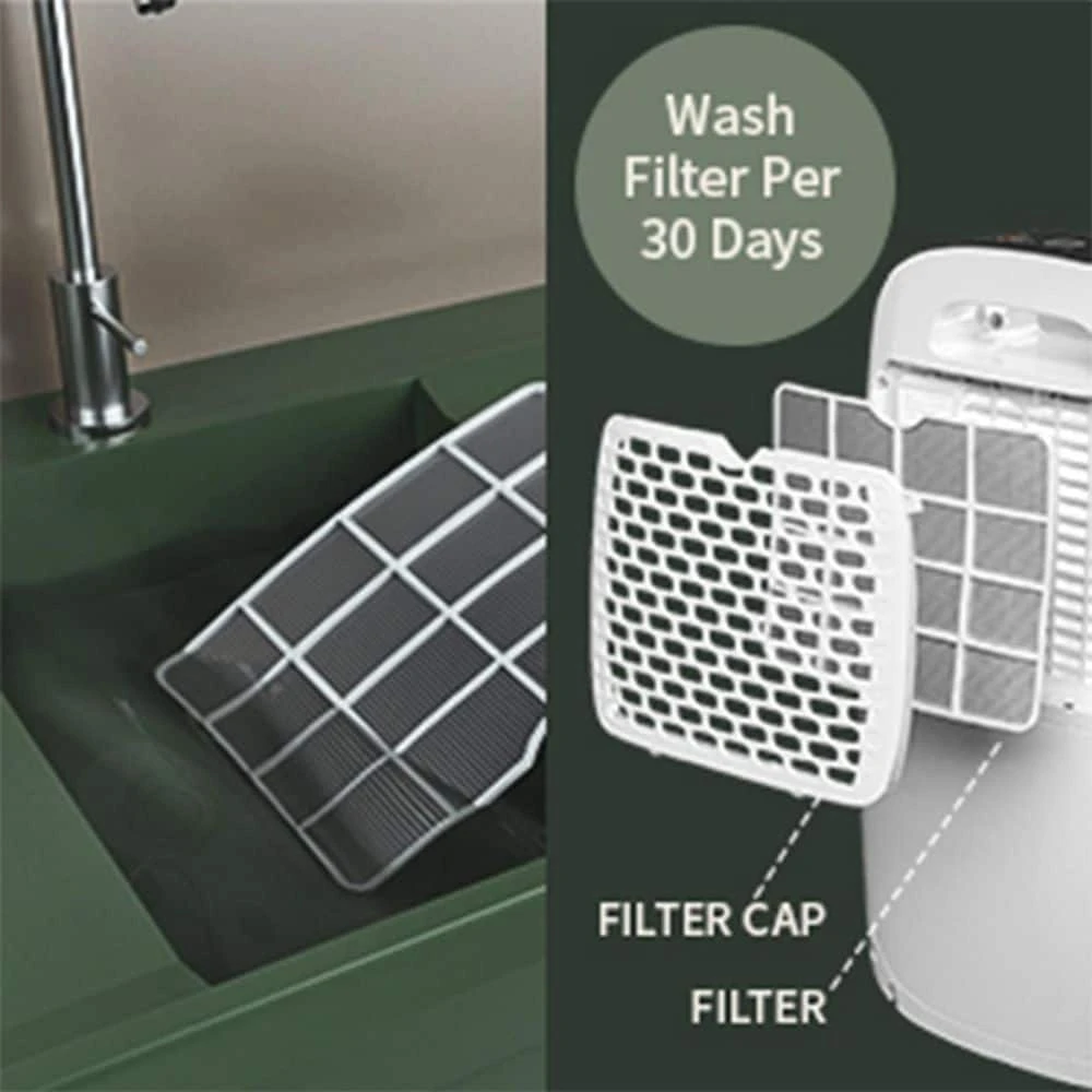 Waykar 30-Pint Capacity 1,500 Sq. Ft. Smart Touch Home Dehumidifier With Bucket, Suitable For Basement Or Bedroom 8 Waykar 30-Pint Capacity 1,500 Sq. Ft. Smart Touch Home Dehumidifier With Bucket, Suitable For Basement Or Bedroom - Image 6