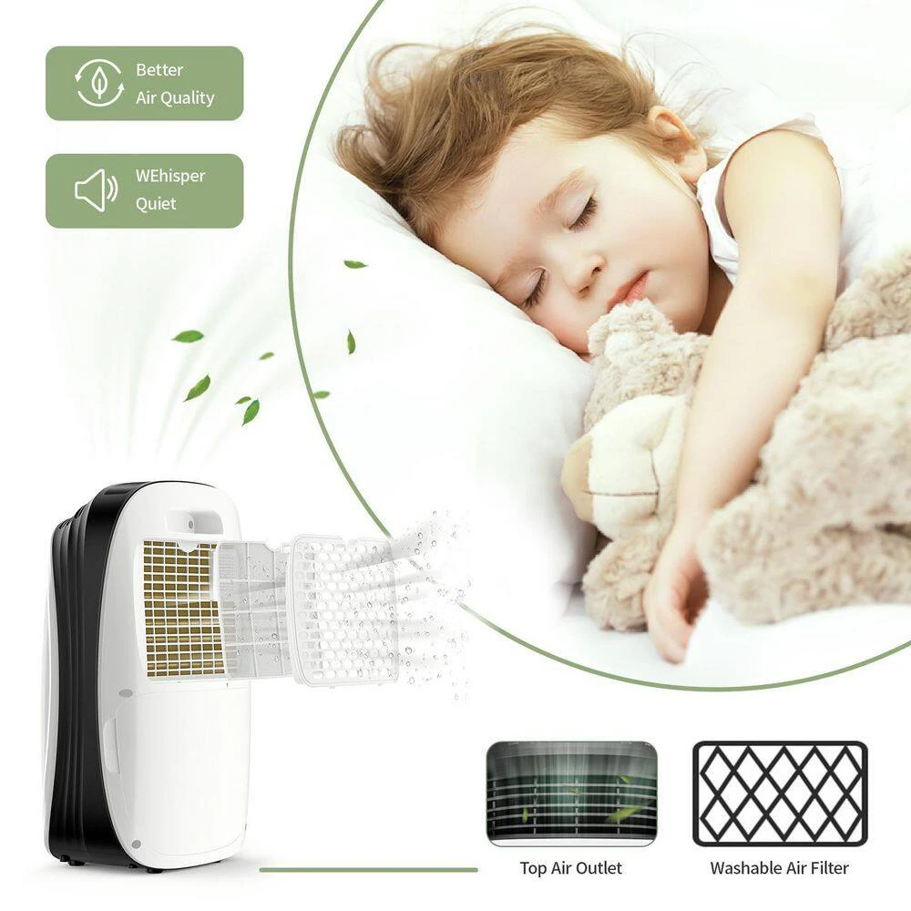 Waykar 30-Pint Capacity 1,500 Sq. Ft. Smart Touch Home Dehumidifier With Bucket, Suitable For Basement Or Bedroom 9 Waykar 30-Pint Capacity 1,500 Sq. Ft. Smart Touch Home Dehumidifier With Bucket, Suitable For Basement Or Bedroom - Image 7