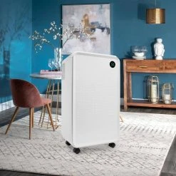 Unbranded 30-Pint Dehumidifier for Medium to Large Rooms and Basements up to 3000 sq. ft. in White -Air Quality Shop whites dehumidifiers mrs lkex 67aak 31 1000