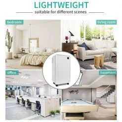 Edendirect 30-Pint 3,000 Sq. Ft. Dehumidifier with 2L Water Tank Auto or Manual Drain for Large Rooms and Basements 21 Edendirect 30-Pint 3,000 Sq. Ft. Dehumidifier with 2L Water Tank Auto or Manual Drain for Large Rooms and Basements -Air Quality Shop whites edendirect dehumidifiers n7kn220718013 76 1000