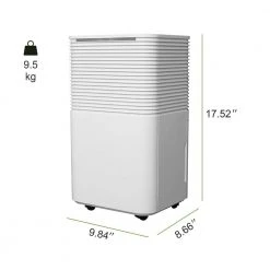 Edendirect 25-Pint Dehumidifier 2000 sq.ft. for Basements, Home and Large Room with Auto or Manual Drainage, 3 Operation Modes -Air Quality Shop whites edendirect dehumidifiers we ol31a 44 1000