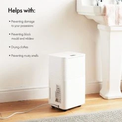 Edendirect 25-Pint Dehumidifier 2000 sq.ft. for Basements, Home and Large Room with Auto or Manual Drainage, 3 Operation Modes -Air Quality Shop whites edendirect dehumidifiers we ol31a 76 1000