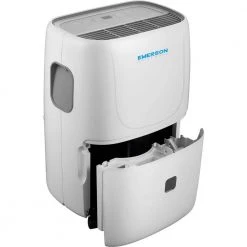 Emerson Quiet Kool 40-Pint Dehumidifier with Built-In Vertical Pump -Air Quality Shop whites emerson quiet kool dehumidifiers ead40ep1t fa 1000
