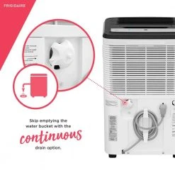 Frigidaire High Humidity 50-Pint Capacity Dehumidifier with Built-in Pump -Air Quality Shop whites frigidaire dehumidifiers ffap5033w1 40 1000