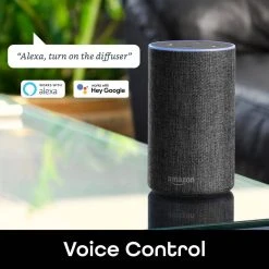 Geeni Smart Wifi Essential Oil Aromatherapy 500ml Ultrasonic Diffuser and Humidifier with Alexa and Google Home Voice Control -Air Quality Shop whites geeni humidifiers gn wa010 199 76 1000