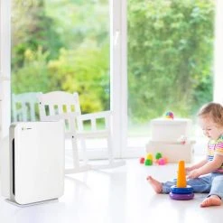 GermGuardian Hi-Performance Air Purifier with HEPA Filter and UV Sanitizer for Large Rooms up to 365 sq.ft. -Air Quality Shop whites germguardian air purifiers ac5900wca d4 1000