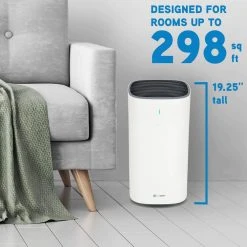GermGuardian Hi-Performance Air Purifier with HEPA Filter and Air Quality Sensor for Large Rooms up to 298 sq.ft. -Air Quality Shop whites germguardian air purifiers ap5800w c3 1000