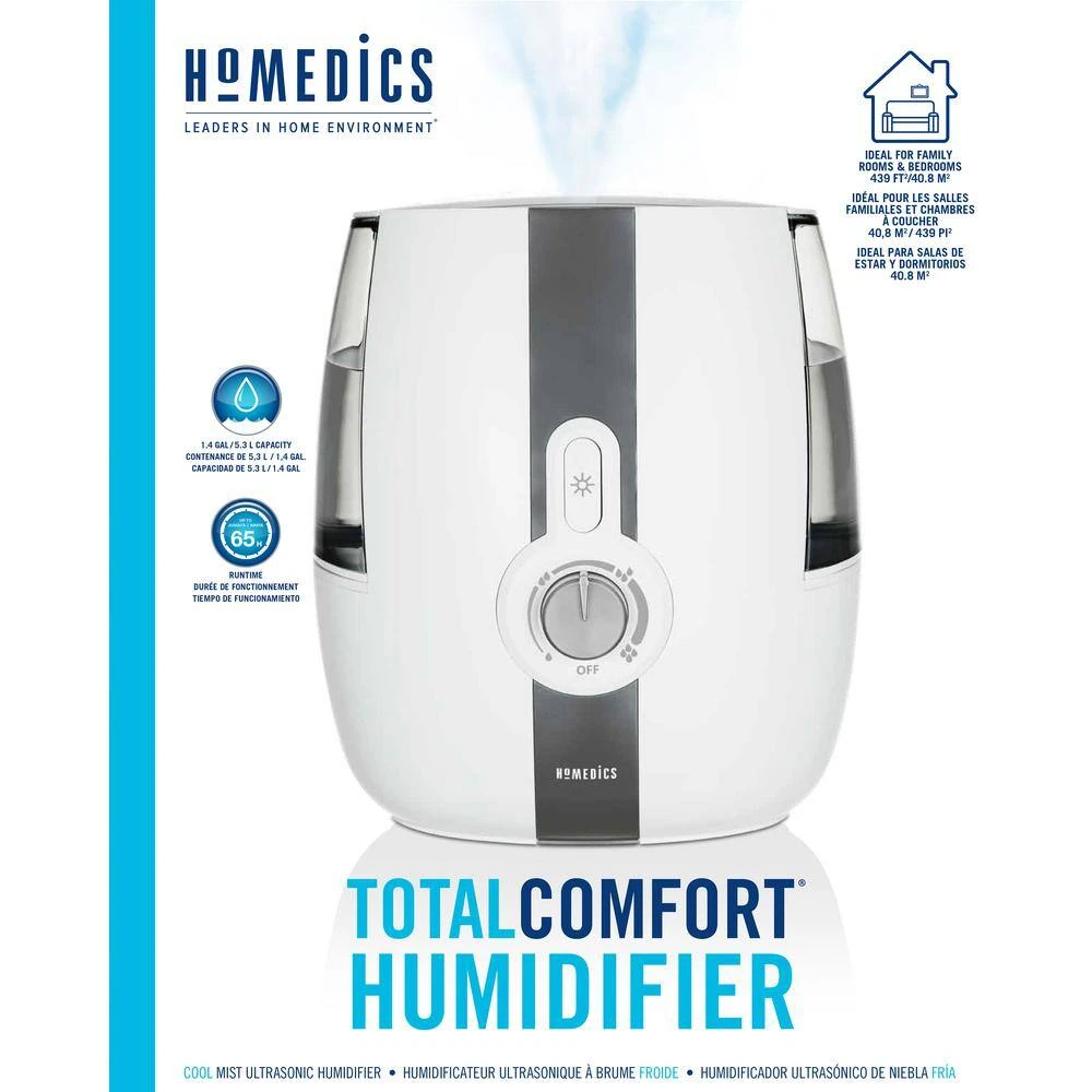 HoMedics TotalComfort 65-Hour Cool-Mist Humidifier 7 HoMedics TotalComfort 65-Hour Cool-Mist Humidifier - Image 5