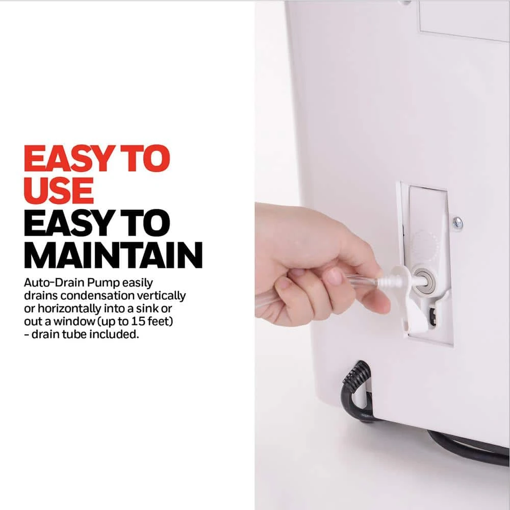 Honeywell 35-Pint ENERGY STAR Dehumidifier with Built-In Drain Pump and 5 Year Warranty 9 Honeywell 35-Pint ENERGY STAR Dehumidifier with Built-In Drain Pump and 5 Year Warranty - Image 7