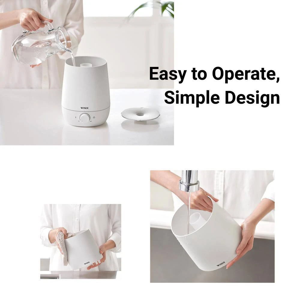 Winix Inc L60 0.6 Gal. Ultrasonic Humidifier with Night Mood Light 7 Winix Inc L60 0.6 Gal. Ultrasonic Humidifier with Night Mood Light - Image 5