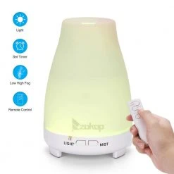 Tatahance 200ml Mini Cool Mist Humidifier with White Remote Control Colorful Light (2-Pieces) -Air Quality Shop whites humidifiers d0102heb49w f 44 1000