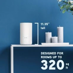 Unbranded 0.80 Gal. 320 sq. ft. Cool Mist Ultrasonic Humidifier with Aromatherapy Tray -Air Quality Shop whites humidifiers h950ar a0 1000