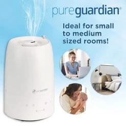 Unbranded 0.50 Gal. 360 sq. ft. Cool Mist Ultrasonic Humidifier with Humidistat and Aromatherapy -Air Quality Shop whites humidifiers h955w 4f 1000