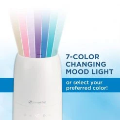 Unbranded 0.50 Gal. 360 sq. ft. Cool Mist Ultrasonic Humidifier with Humidistat and Aromatherapy -Air Quality Shop whites humidifiers h955w c3 1000