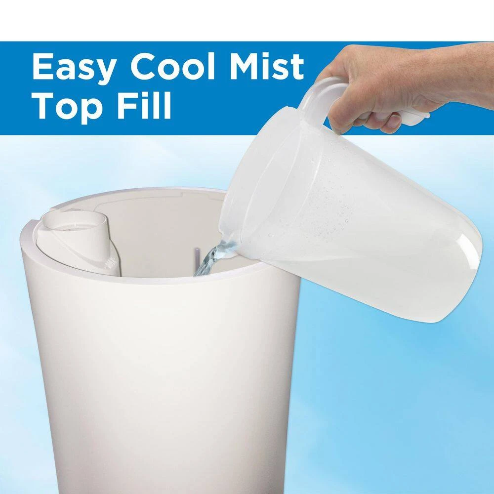 Unbranded 1.6 Gal. 420 sq. ft. Cool Mist Ultrasonic Humidifier with Humidistat and Nightlight 12 Unbranded 1.6 Gal. 420 sq. ft. Cool Mist Ultrasonic Humidifier with Humidistat and Nightlight - Image 10