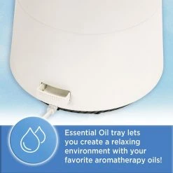 Unbranded 1.6 Gal. 420 sq. ft. Cool Mist Ultrasonic Humidifier with Humidistat and Nightlight 24 Unbranded 1.6 Gal. 420 sq. ft. Cool Mist Ultrasonic Humidifier with Humidistat and Nightlight -Air Quality Shop whites humidifiers h997w 4f 1000