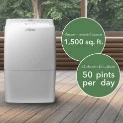 Hunter 50 Pint ENERGY STAR Dehumidifier -Air Quality Shop whites hunter dehumidifiers hdh 70k800 66 1000