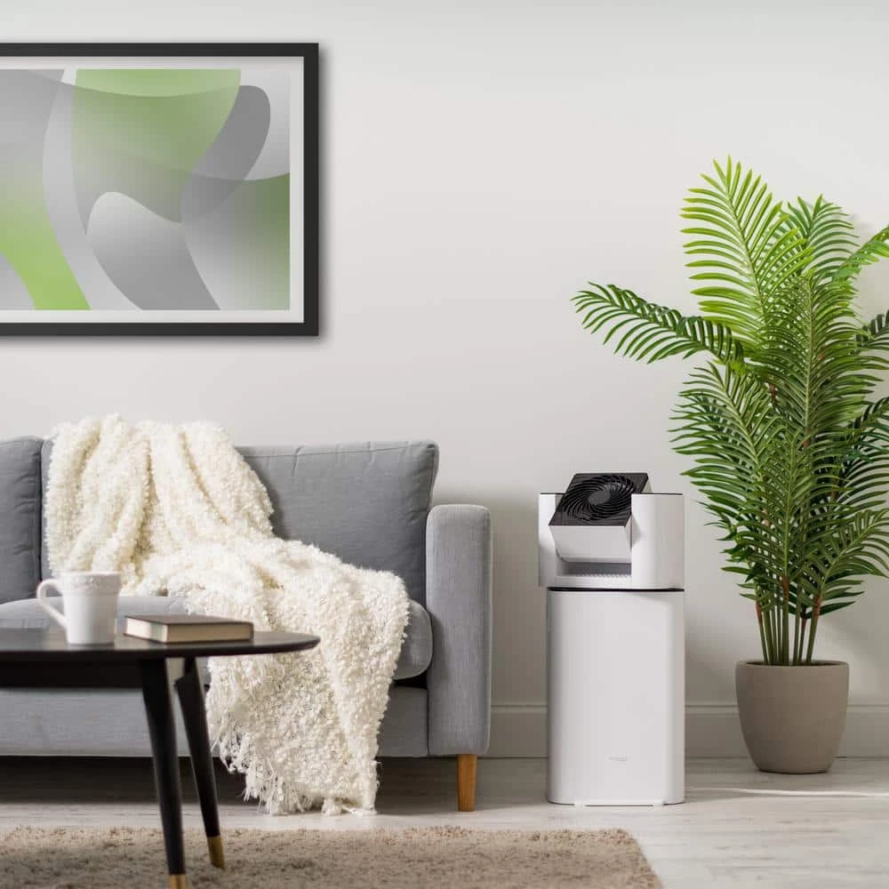 IRIS 5.2-Pint Bucket Dehumidifier Woozoo with Circulator Fan, White 6 IRIS 5.2-Pint Bucket Dehumidifier Woozoo with Circulator Fan, White - Image 4