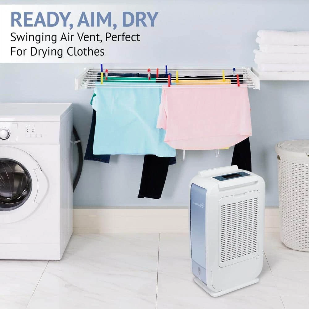 Ivation 13 Pint Small-Area Desiccant Dehumidifier with Continuous Drain Hose 12 Ivation 13 Pint Small-Area Desiccant Dehumidifier with Continuous Drain Hose - Image 10