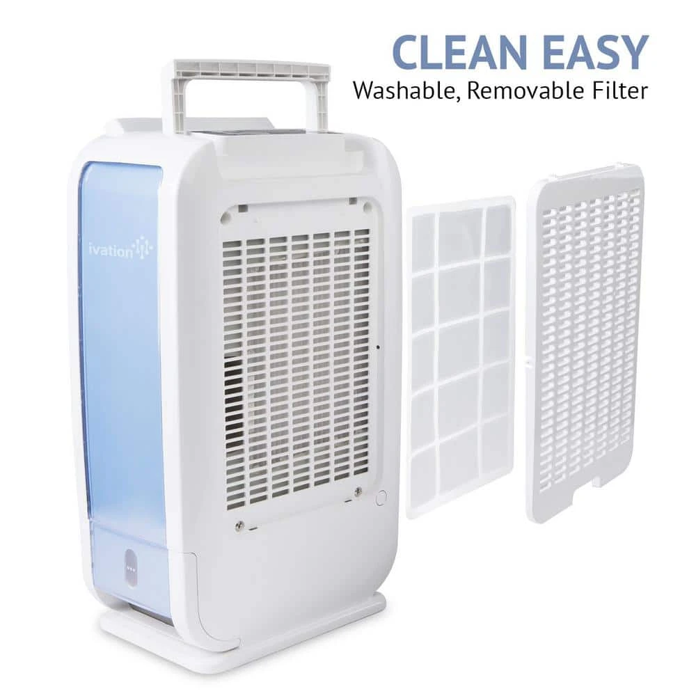 Ivation 13 Pint Small-Area Desiccant Dehumidifier with Continuous Drain Hose 5 Ivation 13 Pint Small-Area Desiccant Dehumidifier with Continuous Drain Hose - Image 3