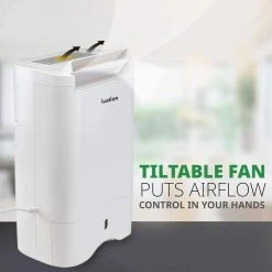 Ivation 19 Pint Desiccant Dehumidifier with Continuous Drain Hose -Air Quality Shop whites ivation dehumidifiers ivaddh09 1f 1000