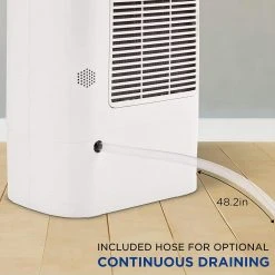 Ivation 19 Pint Wi-Fi Desiccant Dehumidifier w/Continuous Drain Hose and Smartphone Control -Air Quality Shop whites ivation dehumidifiers ivaddh09wifi 1f 1000
