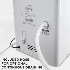 Ivation 50 Pint Energy Star Dehumidifier with Pump and Hose Connector -Air Quality Shop whites ivation dehumidifiers ivadh50pwp2 66 1000