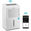 Ivation 50 Pint Smart Wi-Fi Energy Star Dehumidifier with Hose Connector and App -Air Quality Shop whites ivation dehumidifiers ivaduwifi50 64 1000