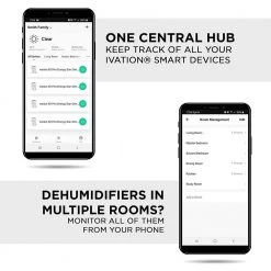Ivation 50 Pint Smart Wi-Fi Energy Star Dehumidifier with Pump, Hose Connector and App 13 Ivation 50 Pint Smart Wi-Fi Energy Star Dehumidifier with Pump, Hose Connector and App -Air Quality Shop whites ivation dehumidifiers ivaduwifi50wp 44 1000