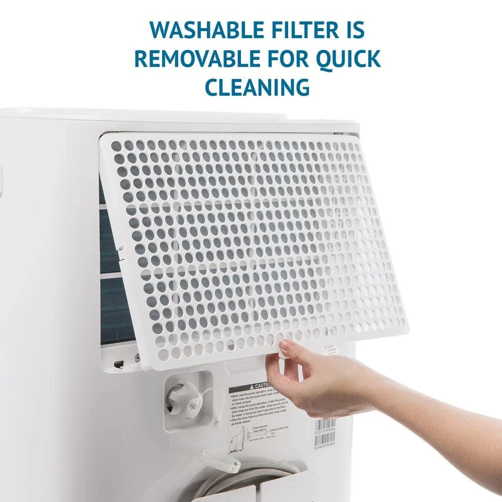 Ivation 60 Pint Dehumidifier with Pump, Hose Connector, Programmable Humidity 10 Ivation 60 Pint Dehumidifier with Pump, Hose Connector, Programmable Humidity - Image 8