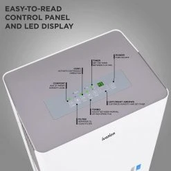 Ivation 35 Pint Energy Star Dehumidifier with Continuous Drain Hose Connector 14 Ivation 35 Pint Energy Star Dehumidifier with Continuous Drain Hose Connector -Air Quality Shop whites ivation dehumidifiers ivamdh35 1f 1000