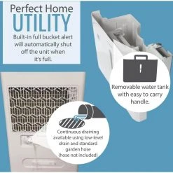 Keystone Energy Star 35-Pint Dehumidifier for up to 3,000 Sq.Ft. LED Display Timer Portable w/Wheels Auto-Shutoff 13 Keystone Energy Star 35-Pint Dehumidifier for up to 3,000 Sq.Ft. LED Display Timer Portable w/Wheels Auto-Shutoff -Air Quality Shop whites keystone dehumidifiers kstad354e 1d 1000