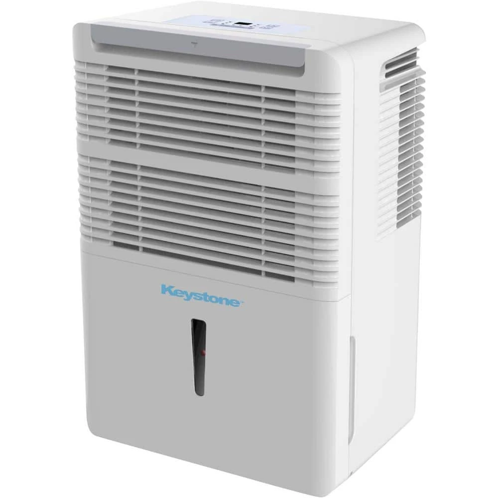 Keystone 35-Pint Dehumidifier with Electronic Controls in White 3 Keystone 35-Pint Dehumidifier with Electronic Controls in White