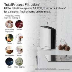 Lasko HEPA Filter Desktop Air Purifier with TotalProtect Filtration -Air Quality Shop whites lasko air purifiers lp200 77 1000