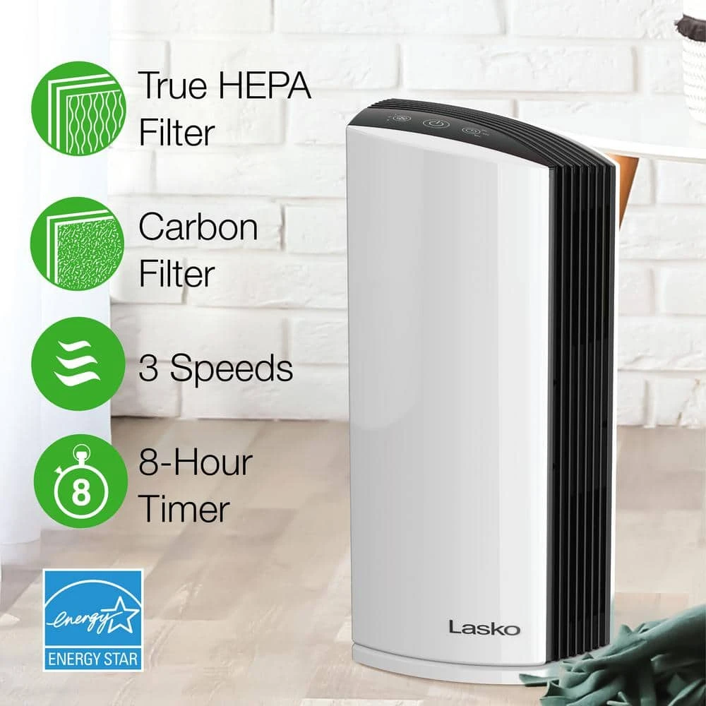 Lasko HEPA Filter Room Air Purifier with Total Protect Filtration 4 Lasko HEPA Filter Room Air Purifier with Total Protect Filtration - Image 2