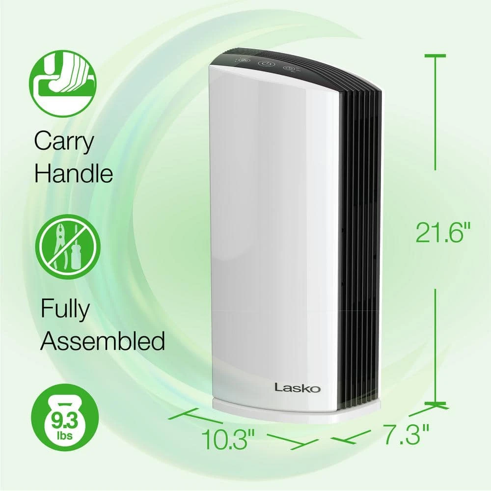 Lasko HEPA Filter Room Air Purifier with Total Protect Filtration 11 Lasko HEPA Filter Room Air Purifier with Total Protect Filtration - Image 9