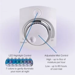 Lasko Ultrasonic Cool Mist Humidifier -Air Quality Shop whites lasko humidifiers uh200 1d 1000