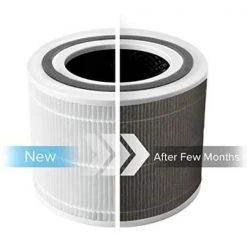 LEVOIT VortexAir True HEPA Replacement Filter -Air Quality Shop whites levoit air purifier accessories heacaflvnus0012 44 1000