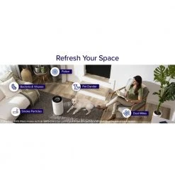 LEVOIT PlasmaPro 400s True HEPA Replacement Filter -Air Quality Shop whites levoit air purifier accessories heacaflvnus0051 fa 1000