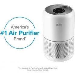 LEVOIT VortexAir True HEPA Air Purifier, 220 Sq Ft -Air Quality Shop whites levoit air purifiers heapaplvnus0017 44 1000