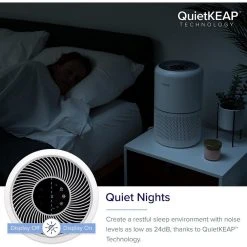 LEVOIT VortexAir True HEPA Air Purifier, 220 Sq Ft -Air Quality Shop whites levoit air purifiers heapaplvnus0017 fa 1000