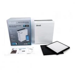 LEVOIT Smart Wi-Fi True HEPA Air Purifier, 360 sq.ft. 12 LEVOIT Smart Wi-Fi True HEPA Air Purifier, 360 sq.ft. -Air Quality Shop whites levoit air purifiers heapaplvsus0031 1f 1000