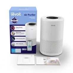 LEVOIT White PlasmaPro Smart True HEPA Smart Air Purifier, 178 sq. ft. 19 LEVOIT White PlasmaPro Smart True HEPA Smart Air Purifier, 178 sq. ft. -Air Quality Shop whites levoit air purifiers heapaplvsus0078 4f 1000