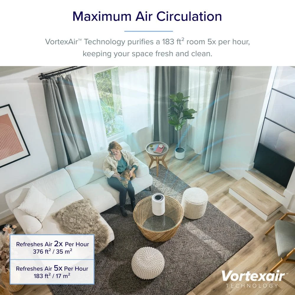 LEVOIT White PlasmaPro Smart True HEPA Smart Air Purifier, 178 sq. ft. 12 LEVOIT White PlasmaPro Smart True HEPA Smart Air Purifier, 178 sq. ft. - Image 10