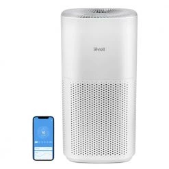 LEVOIT PlasmaPro 600S Smart True 635 sq.ft. White Panel HEPA Air Purifier