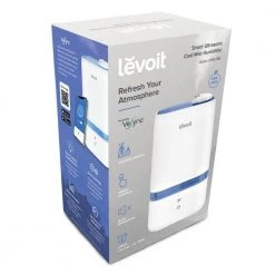 LEVOIT 1 Gal. Smart Ultra-Sonic Cool Mist Humidifier and Diffuser up to 375 sq. ft. -Air Quality Shop whites levoit humidifiers heaphulvsus0030 4f 1000