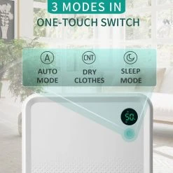 Merax 30-Pint Dehumidifier with 2 l Water Tank and Drain Hose 17 Merax 30-Pint Dehumidifier with 2 l Water Tank and Drain Hose -Air Quality Shop whites merax dehumidifiers gl002aak 1f 1000