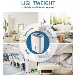 Nestfair 50-Pint Auto or Manual Drain Dehumidifier with 4 l Water Tank -Air Quality Shop whites nestfair dehumidifiers lmx287066k fa 1000